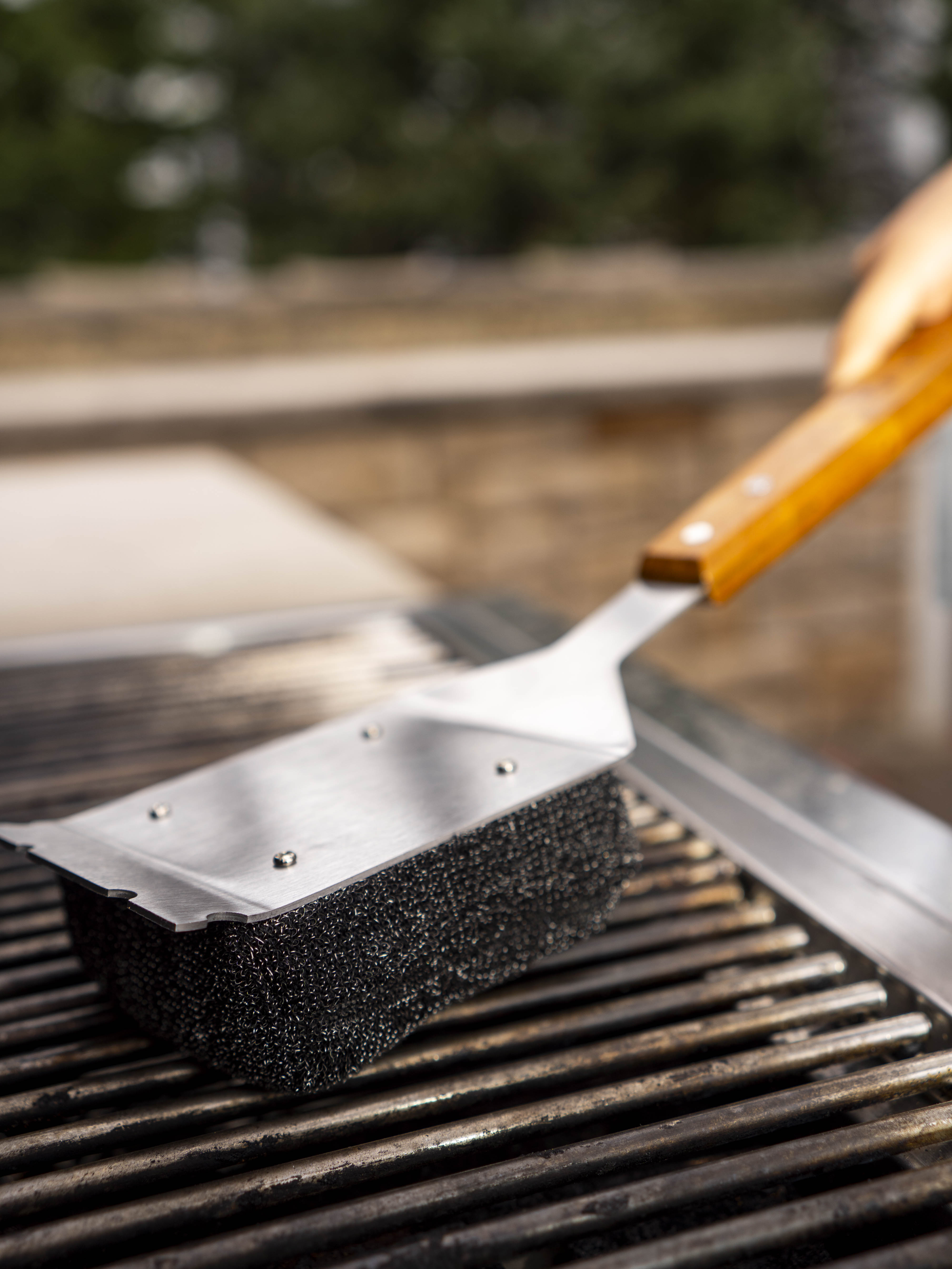 Bristle Free Grill Brush & Scraper