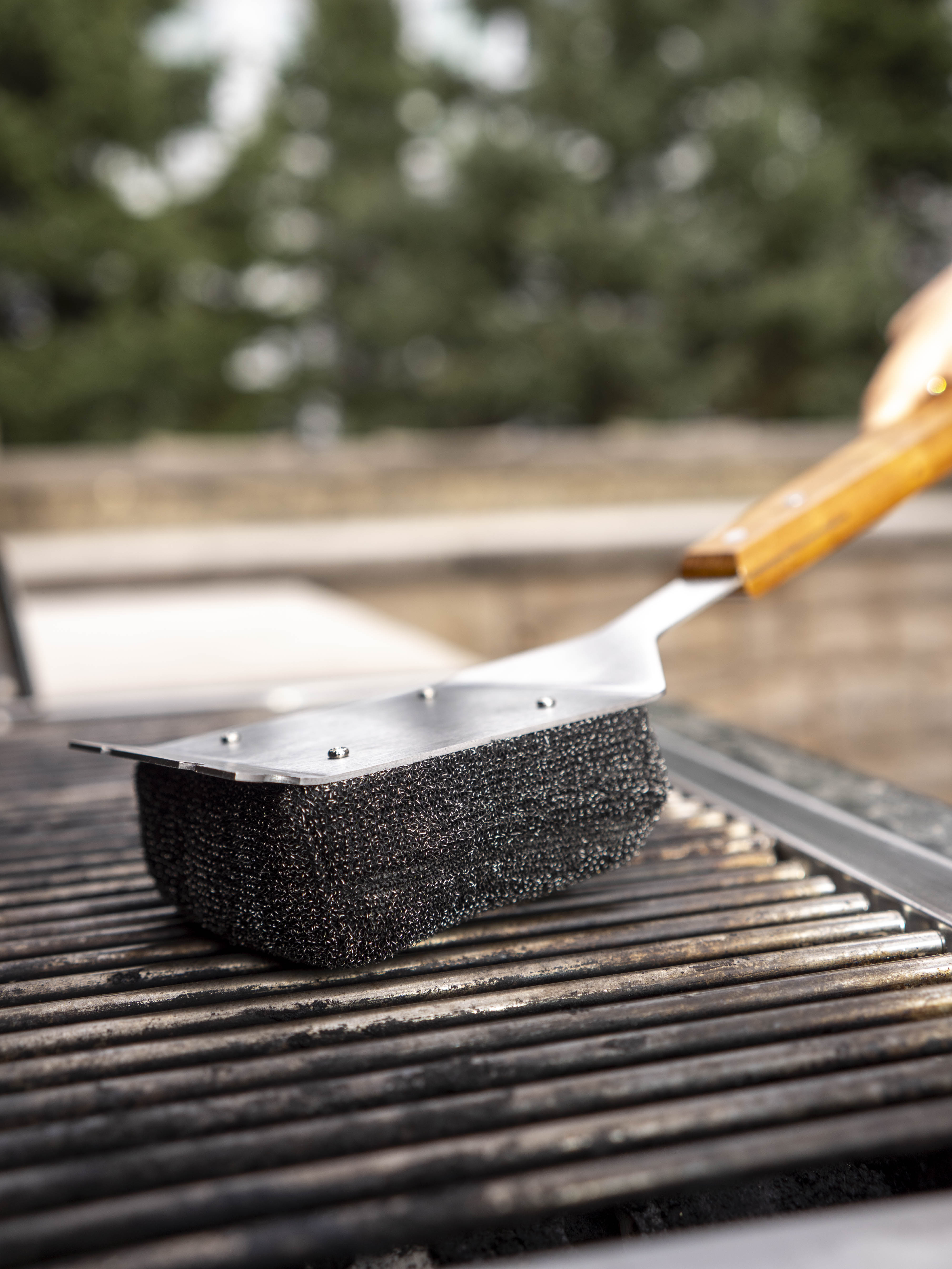 Bristle Free Grill Brush & Scraper