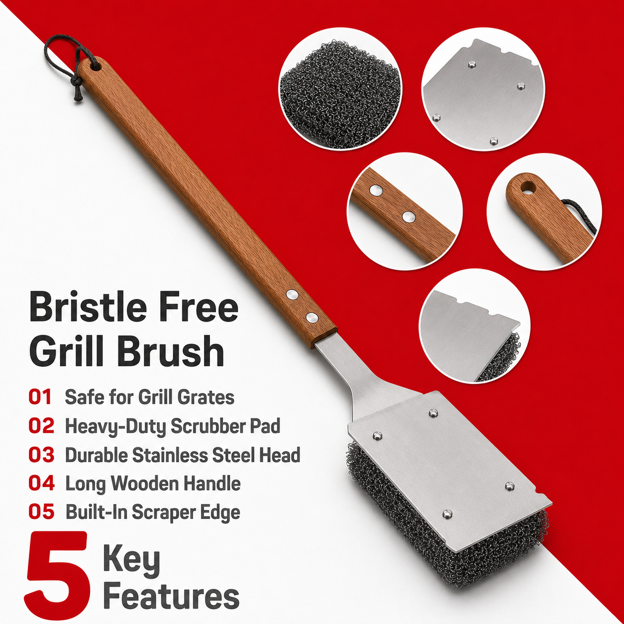 Bristle Free Grill Brush